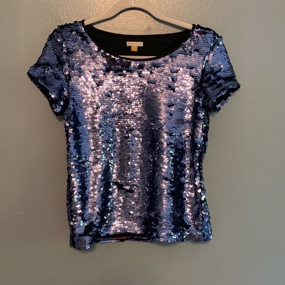 Anthropologie Leifsdottir Sequin Formal Blouse - Picture 2 of 9